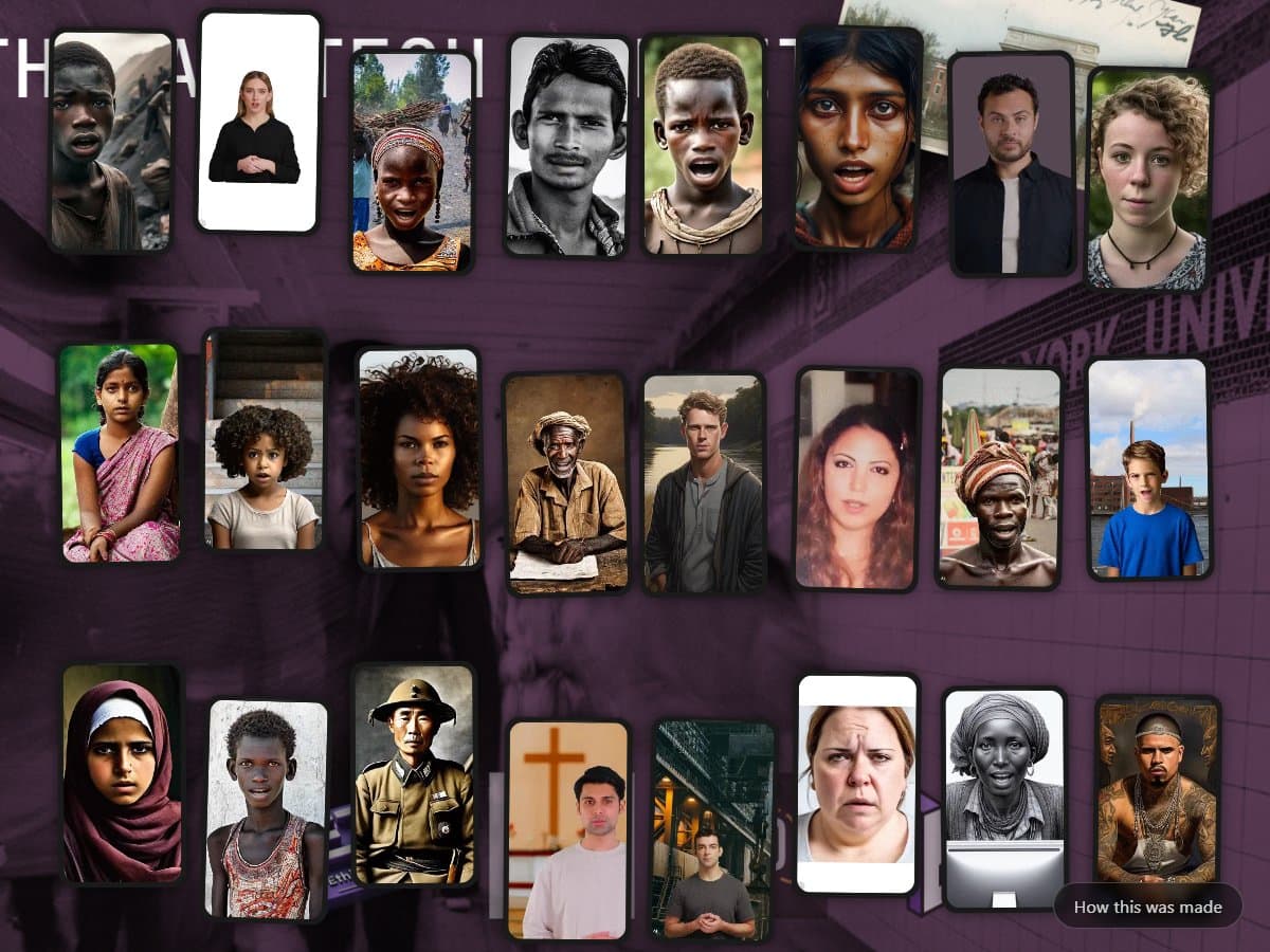 Avatar Storytelling demo dashboard